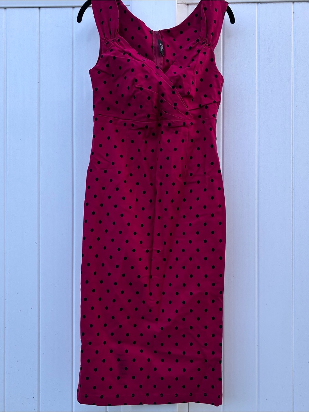 Rock Steady Dress Red Black Polka Dots Sleeveless Retro Pinup NWOT Sz XL